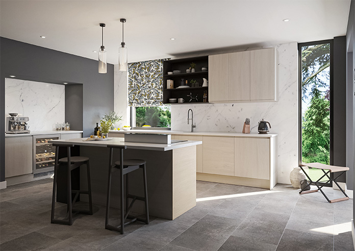 Walled Garden, Lemon - Roman Blind - Image 6